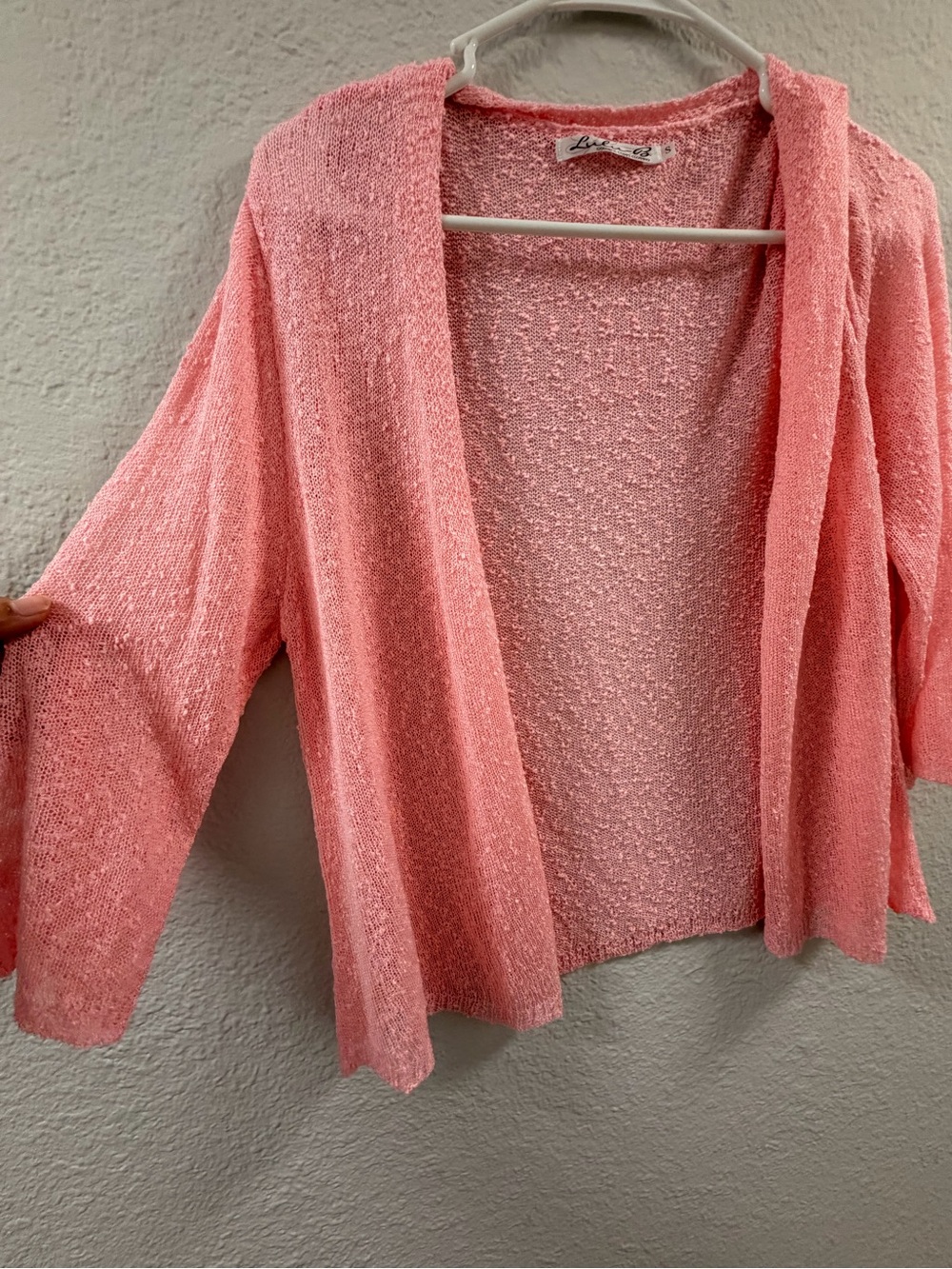 Lulu-B Coral Pink Open-Front Knit Cardigan
🌞SUMMER 5 for $50